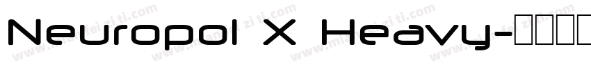 Neuropol X Heavy字体转换